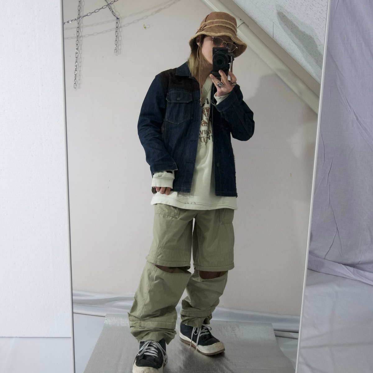 00s Timberland ベイカースタイル デタッチャブルパンツ 65/35 00s Timberland 3way Detachable Cotton×Nylon Gim