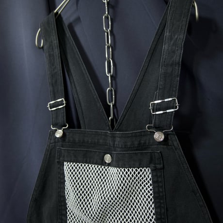MAGICMUSHROOM Prisoner Work Boarders Baggy Denim Overall