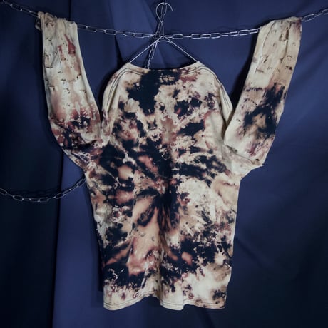 Decadente/Blood Splatter Tie-Dye Patterns Boro,Crush,Damage L/S Tee