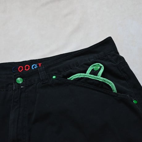 COOGI NeonPiping Design Wide Shorts