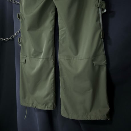 00s (c2008) Adidas Bondage Techno ♾️way Gimmick Parachute Pants