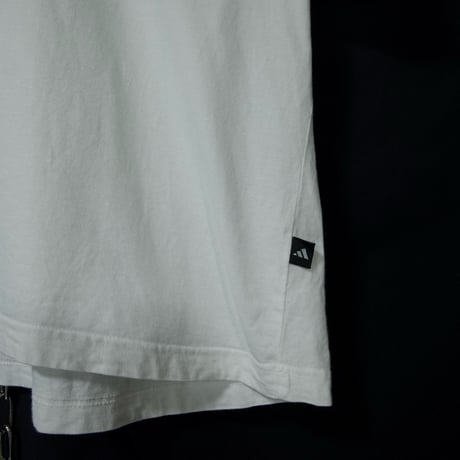 Just 00s Adidas Performance Logo Embroidery Oversize Blank S/S Tee