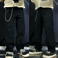 SLASH NUMBER Cross Fracture Barbed Wire TSUGIHAGI Fringe CutOff Design Pants