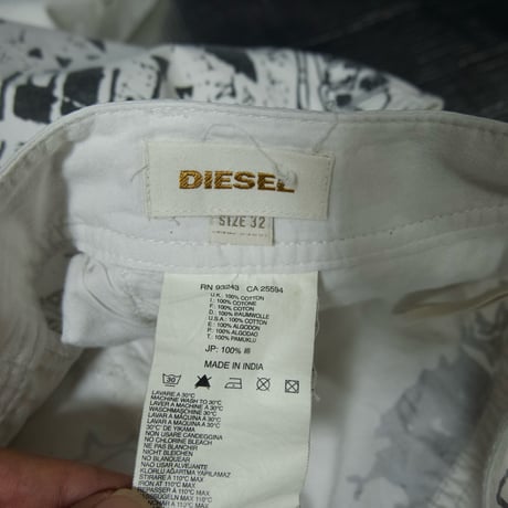 00s Diesel Full Painting Graphics Indian Cotton Pants