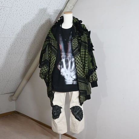 RoentgenBornHandPeaceSkull Design Print T Shirts