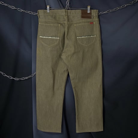 00s c2002 Karl Helmut Deadstock Lye Color Loose Straight Denim