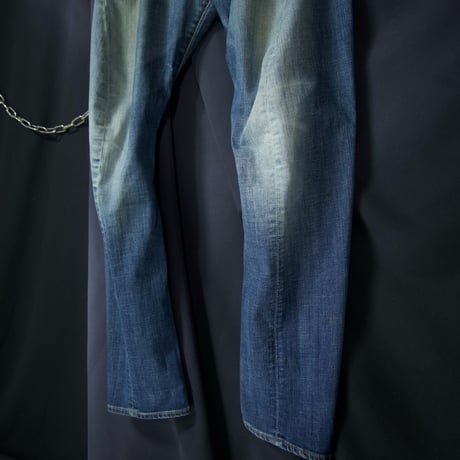ENERGIE Italy made 3D Cut Draping Wash Loose Straight Denim