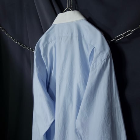 90s~00s Polo by Ralph Lauren “None Pony Embroidery RoundWide Collar L/S Clerical Shirts