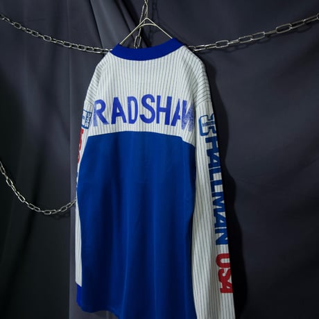 90s USA made HALLMAN RACING L/S Game Shirts