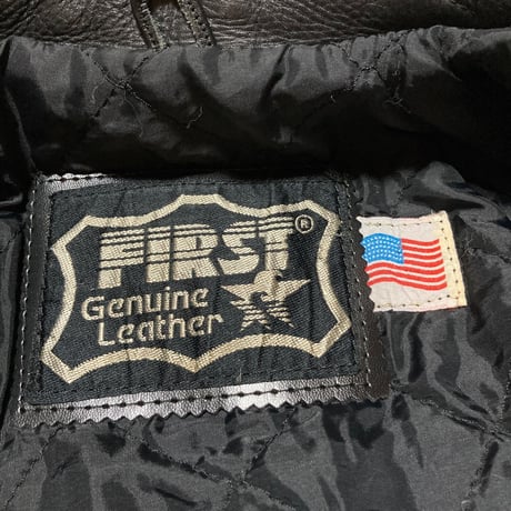 80s FIRST Double Rider Jacket