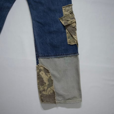 00s PPFM Patchwork Rebuild Denim Pants