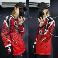 THOR Motor Cycle Dot Full Graphics L/S Game Shirts