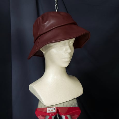 USED PU Leather Minimal Modify Bucket (Metro/Safari) Hat