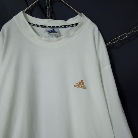 Just 00s Adidas Performance Logo Embroidery Oversize Blank S/S Tee