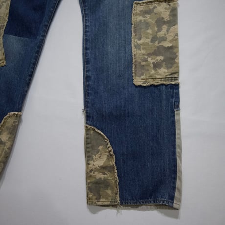 00s PPFM Patchwork Rebuild Denim Pants