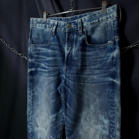 10s G STAR RAW Pharrell Williams Cropped 3D Draping Rugged Wash Denim