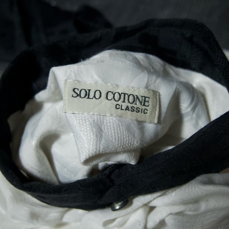 “Euro” SOLO COTONE Viskose Rayon Gauze Jacquard Full Patterns Fly Front L/S Shirts