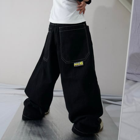 JNCO USA made Embroidery Baggy Denim