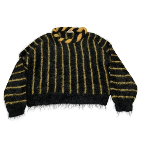 UK Vintage Mohair Handmade Knit Sweater
