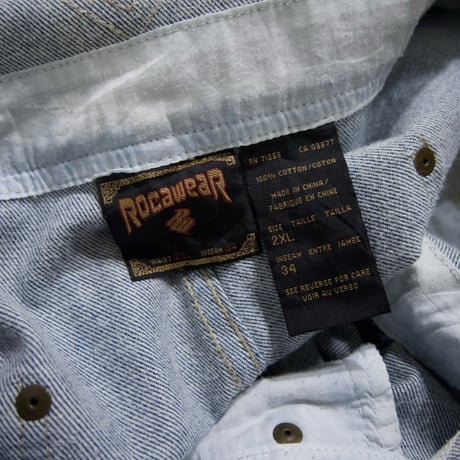 ROCAWEAR DoubleKnee Carpenter Baggy Denim Overall