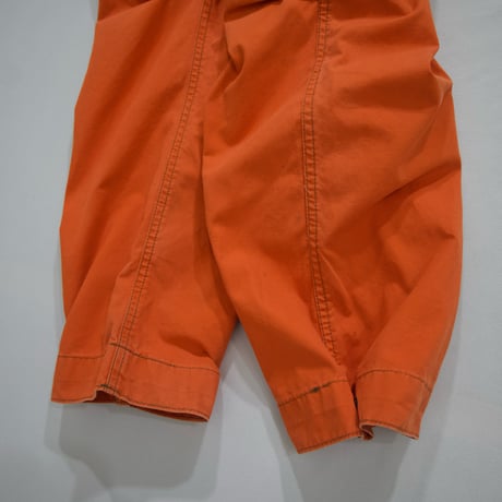 MOLECULE Vivid Resucue Orange Design Cargo Pants