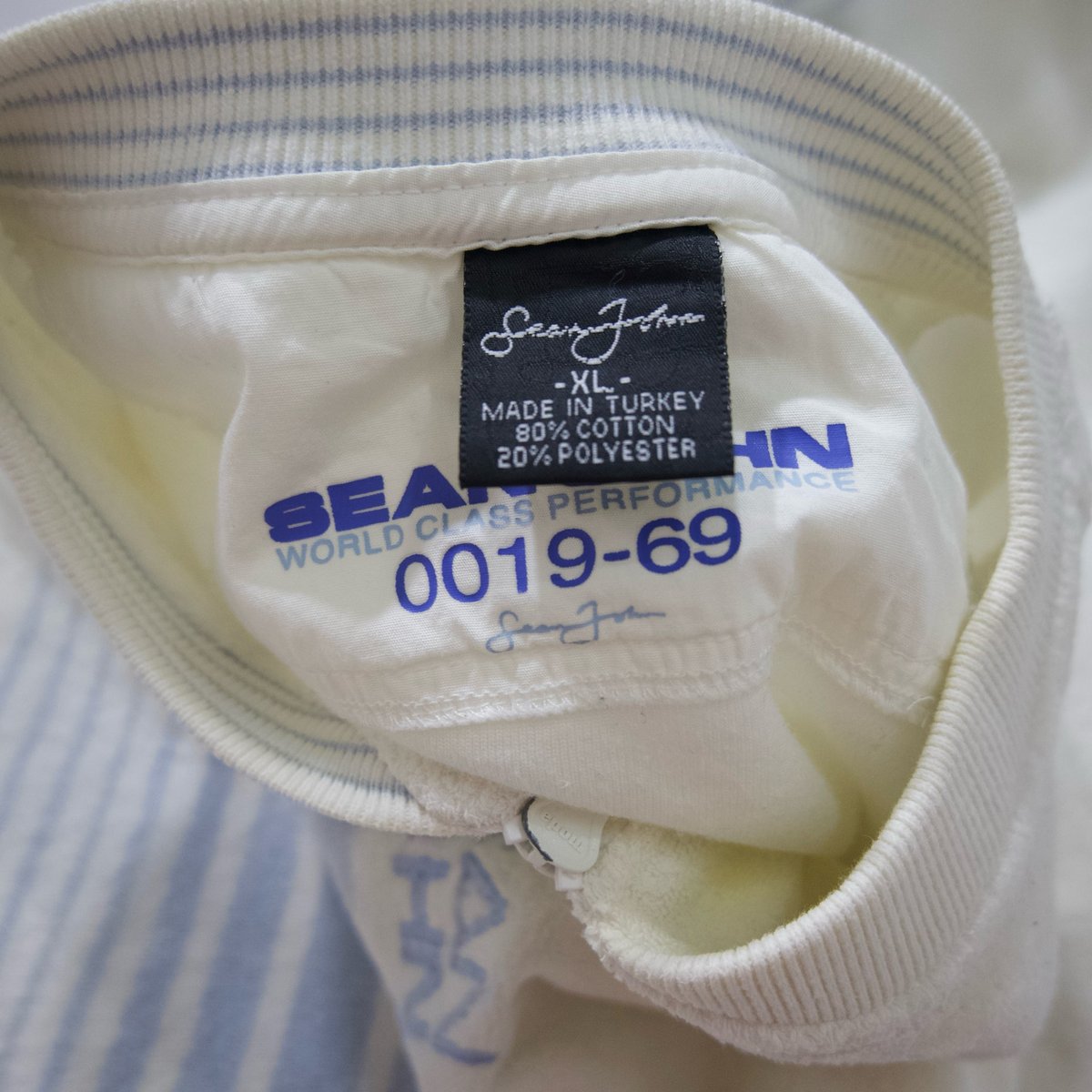 90s~00s SeanJohn Pile Short Sleeves Track Jacke