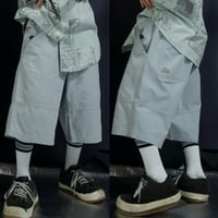 00s c2001 Adidas Grayish Ice Blue Easy Baggy Shorts