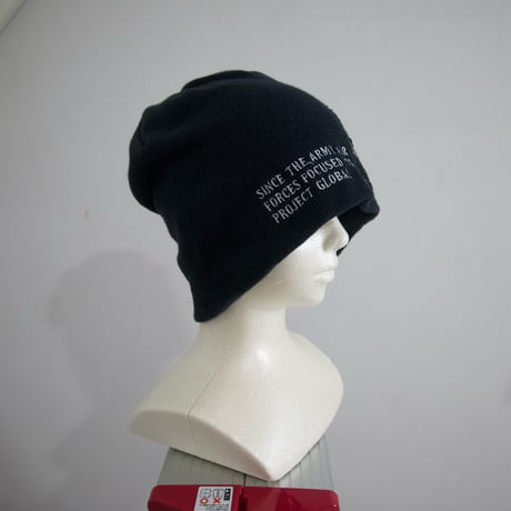 USED Skull&Embroidery Balloon Cotton Knit Cap