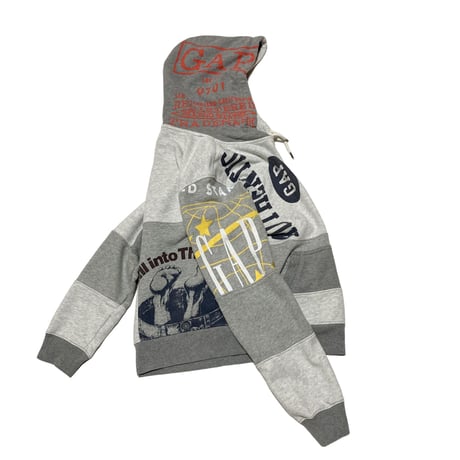 GAP 18ss Logo Remix Hoodie