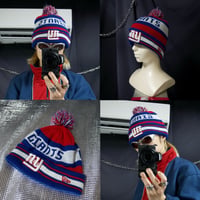 NewEra×NFL NerYork Giants Acrylic BonBon Knit Cap