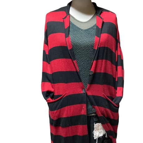 HAMNET Fake Layered FishKnet KnitShirts