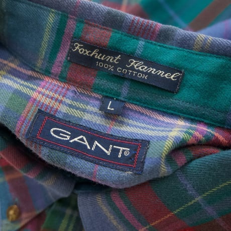 90s GANT Tartan Check “Punk Spice” L/S BD Shirts