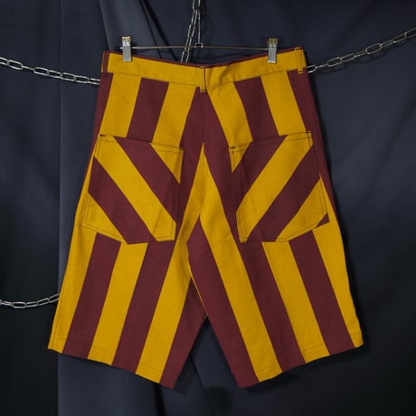 USA made CROSS COLOURS School Strips Baggy Short Pants