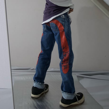 Evisu Big Kamome Washed Denim
