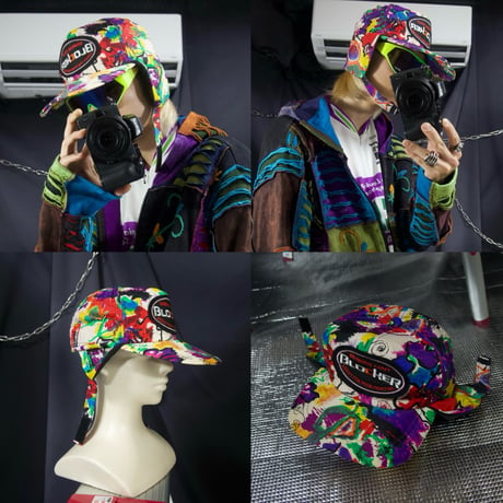 Surf Design Psychedelic Full Graphics Embroidery&Patch Cap