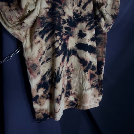 Decadente/Blood Splatter Tie-Dye Patterns Boro,Crush,Damage L/S Tee