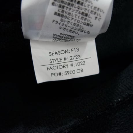 Spyder 2013Fall Embroidery Black×ShockingPink Track Jacket