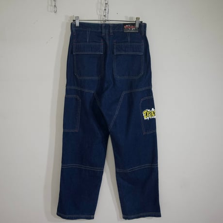 Transer Tech&HipHop Design Baggy Cargo Denim