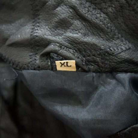 USED TSUGIHAGI High Neck Leather Vest