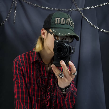 “2000s Spice” Square Studs Crystal Stones Embroidery Mesh Cap