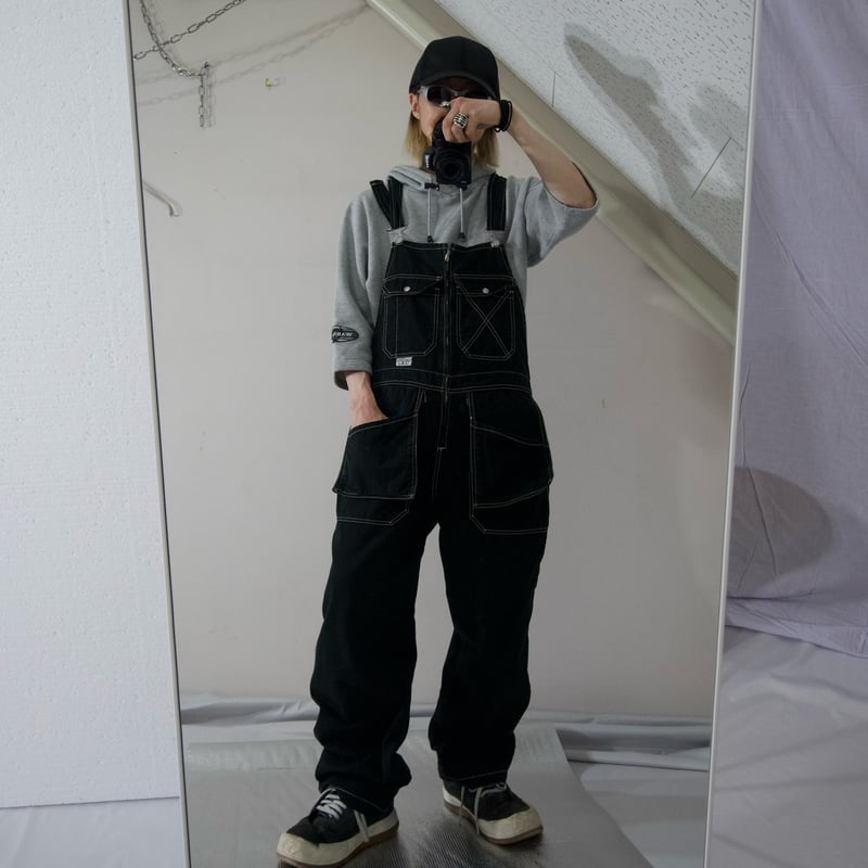 meltin pot Zipper Gimmick Denim Overall | HOW U