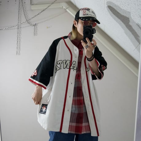 RAW BLUE 2XL Oversized Linen Baseball Shirts