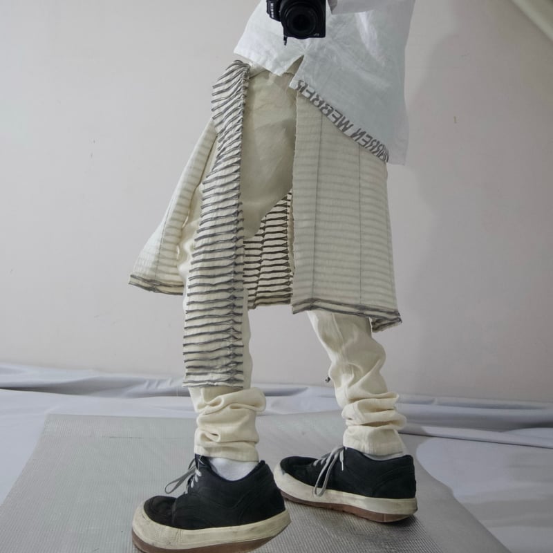 RAF SIMONS 2006ss DockingTee Linen Pants | HOW