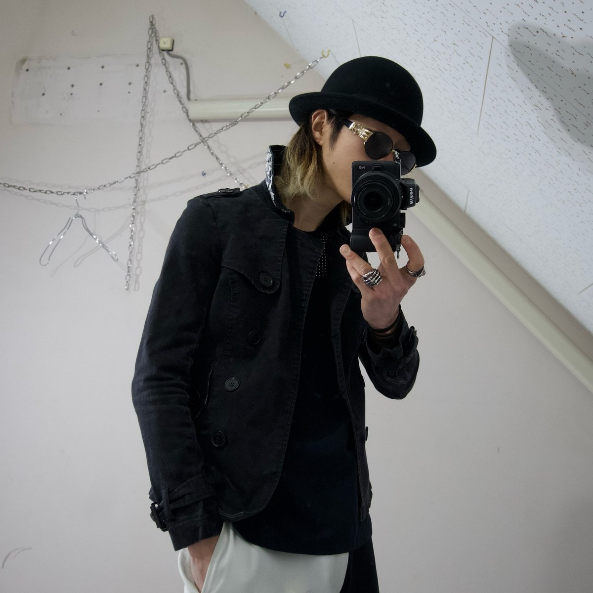 TRIPP NYC Double Breasted Napoleon Jacket / Pea