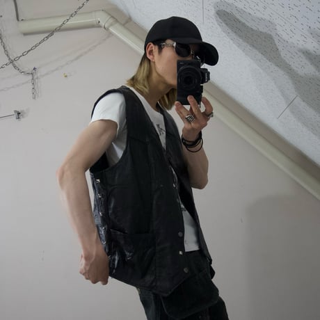 LeatherWorks TSUGIHAGI Studs Custom Leather Vest