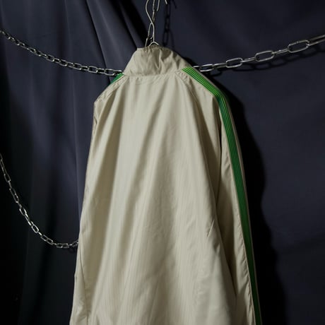 00s c2006 Adidas Setup Silky Beige Gradation Green Three Line Track Jacket Pants