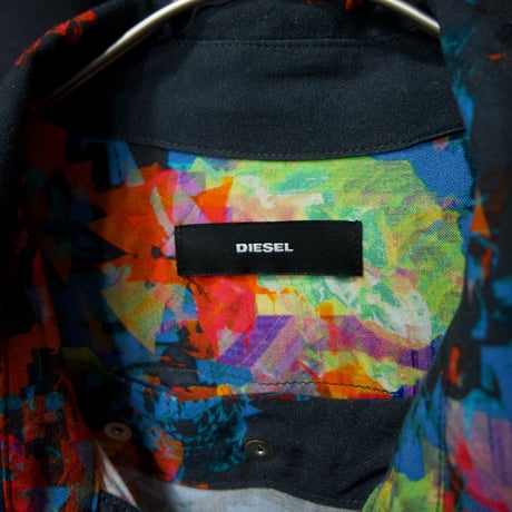“Early 10s Spice” Diesel Abstract Full Graphic 2Way S/S L/S Rayon Shirts