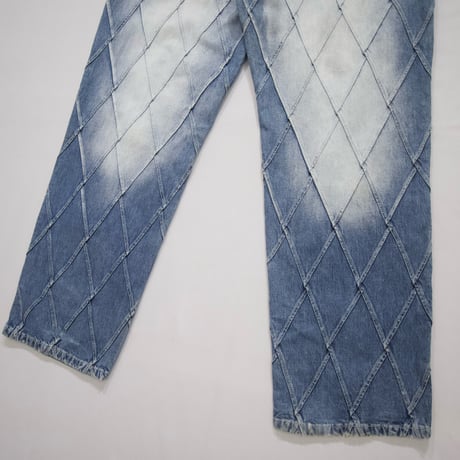 Enyce W40 Panel Seem Switching TSUGIHAGI Baggy Denim