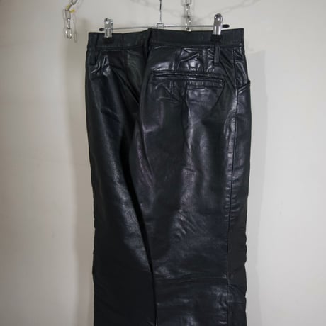 90s~ ABAHOUSE LooseFit Biker type Leather Pants