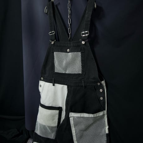 MAGICMUSHROOM Prisoner Work Boarders Baggy Denim Overall